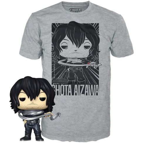 POP & Tee! Animation: My Hero Academia - Shota Aizawa (L) - Level UpLevel UpAccessories889698633949