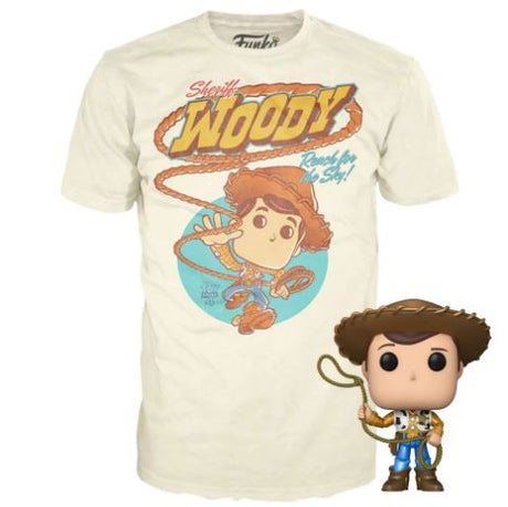 Pop & Tee! Disney: Toy Story 4 - Woody (XL) - Level UpLevel UpAccessories889698633628