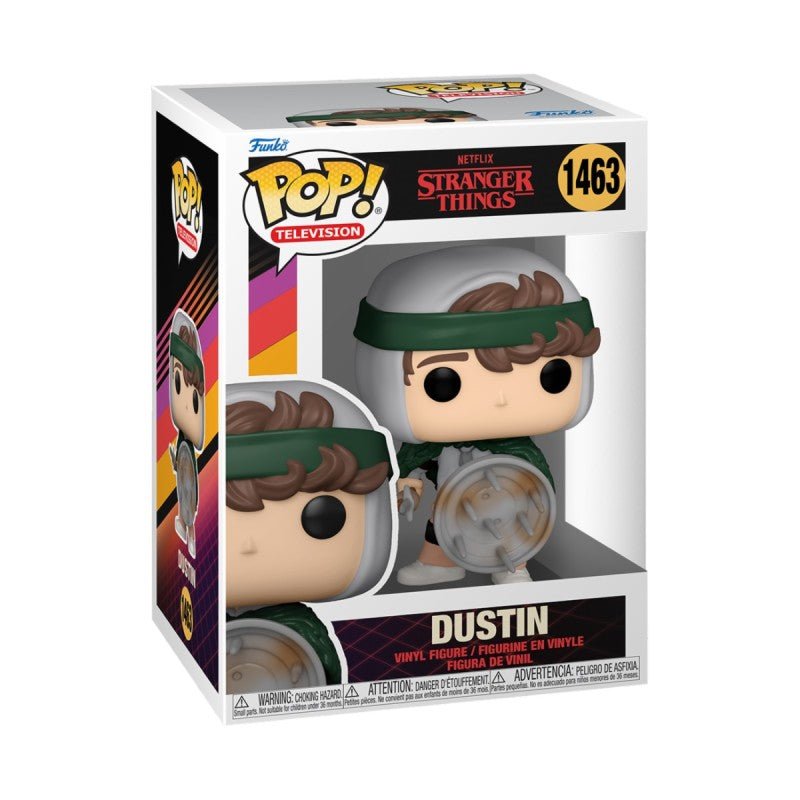 Pop! Tv: Stranger Things S4 - Hunter Dustin with Shield?? - Level UpFunko889698721370