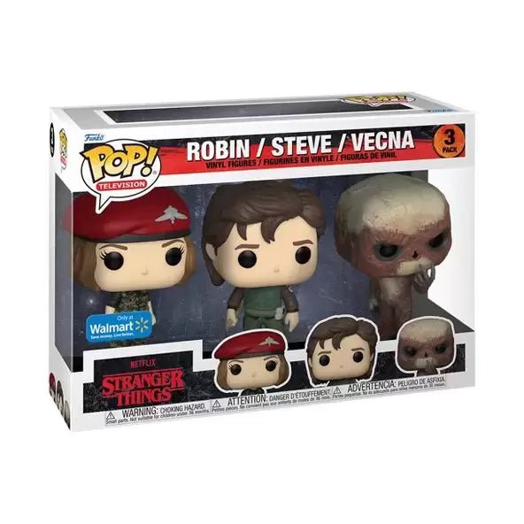 Pop! Tv: Stranger Things S4 - Hunter Robin, Steve, and Vecna 3pk (Exc) - Level UpFunko889698669092