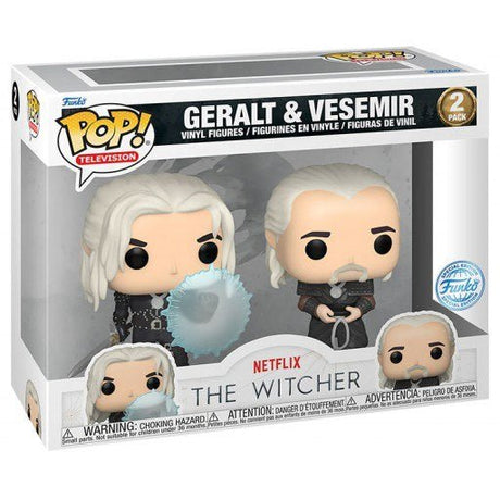 Pop! Tv: The Witcher S2 - Geralt and Vesemir 2pk (Exc) - Level UpFunkoAccessories889698686433