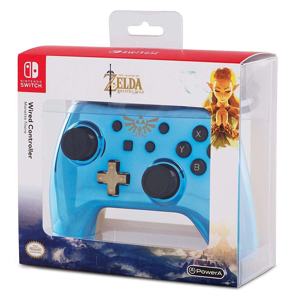 PowerA Enhanced Wired Controller for Nintendo Switch - Chrome Zelda - Level UpPowerASwitch Controller617885018060