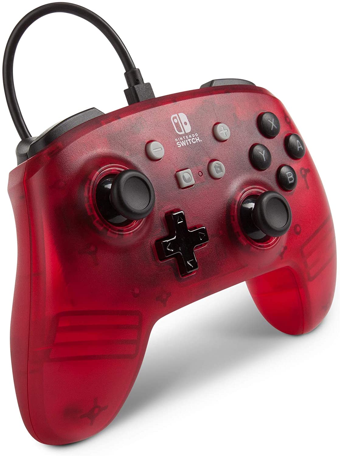 PowerA Enhanced Wired Controller for Nintendo Switch – Red Frost - Level UpPowerASwitch Accessories617885021275