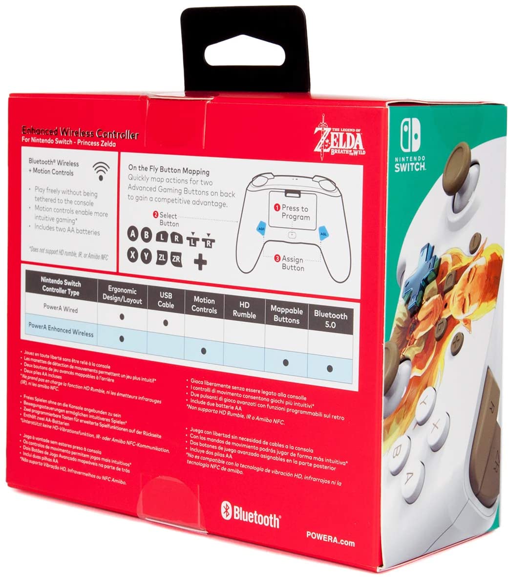PowerA Enhanced Wireless Controller for Nintendo Switch - Princess Zelda - Level UpPowerA617885020025