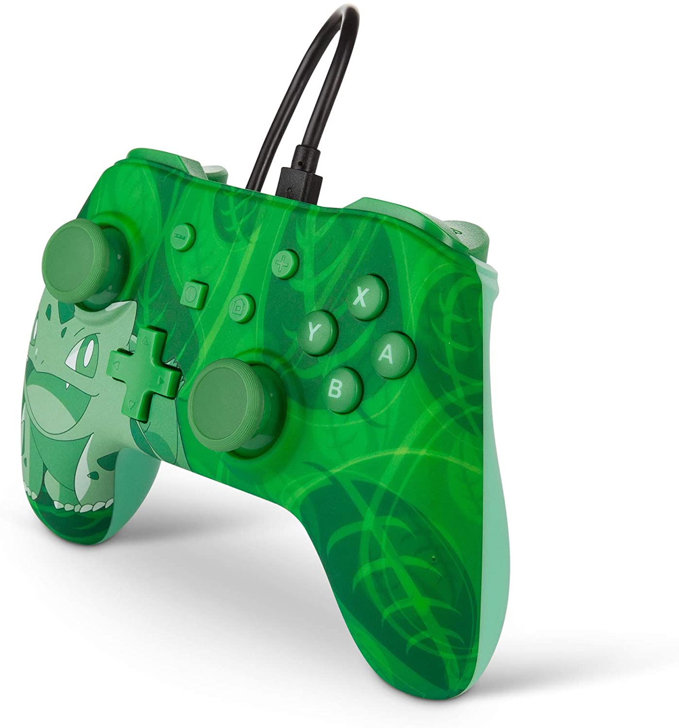 PowerA Pokemon Enhanced Wired Controller for Nintendo Switch Overgrow Bulbasaur Level Up