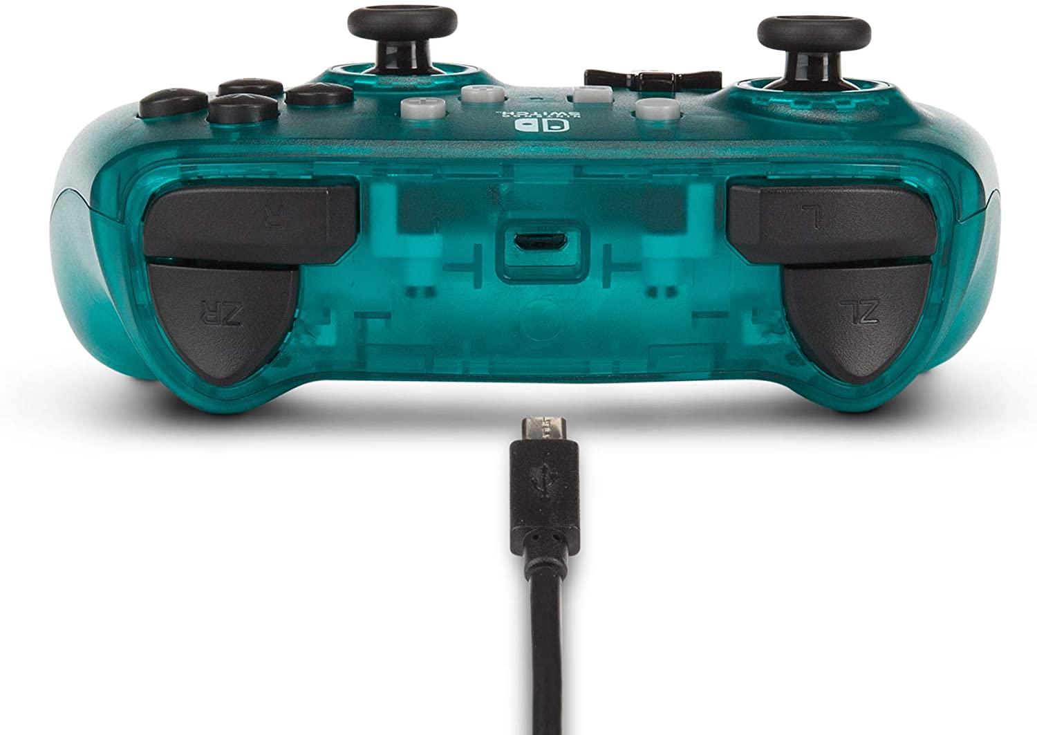 Powera enhanced wireless controller on sale for nintendo switch teal frost