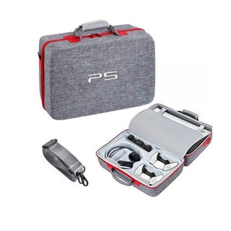 PS5 CONSOLE TRAVEL BAG - GRAY - Level UpGamaxps5 bag6616985063570