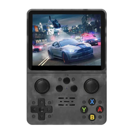 R35S Retro Handheld Video Game Console 3.5 Inch 64GB - Transpernt Gray - Level UpLevel Up501572501572
