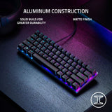 Razer Huntsman Mini Analog 60% Gaming Keyboard Analog Optical Switches US - Level UpRazerPC Gaming Accessories8886419348139