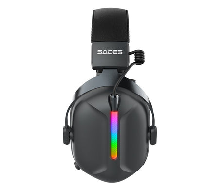 Sades Defender Three Mode Head Mounted Wireless Headset Black - Level UpSadesHeadsets6974828470496