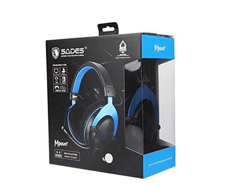 SADES Mpower Gaming Headset 7.1 - Black & Blue - Level UpSadesHeadset6956766907890