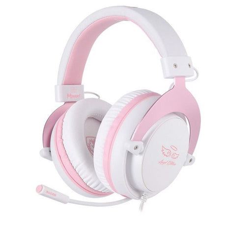 SADES Mpower Gaming Headset 7.1 - White & Pink - Level UpSadesHeadset6974828470359