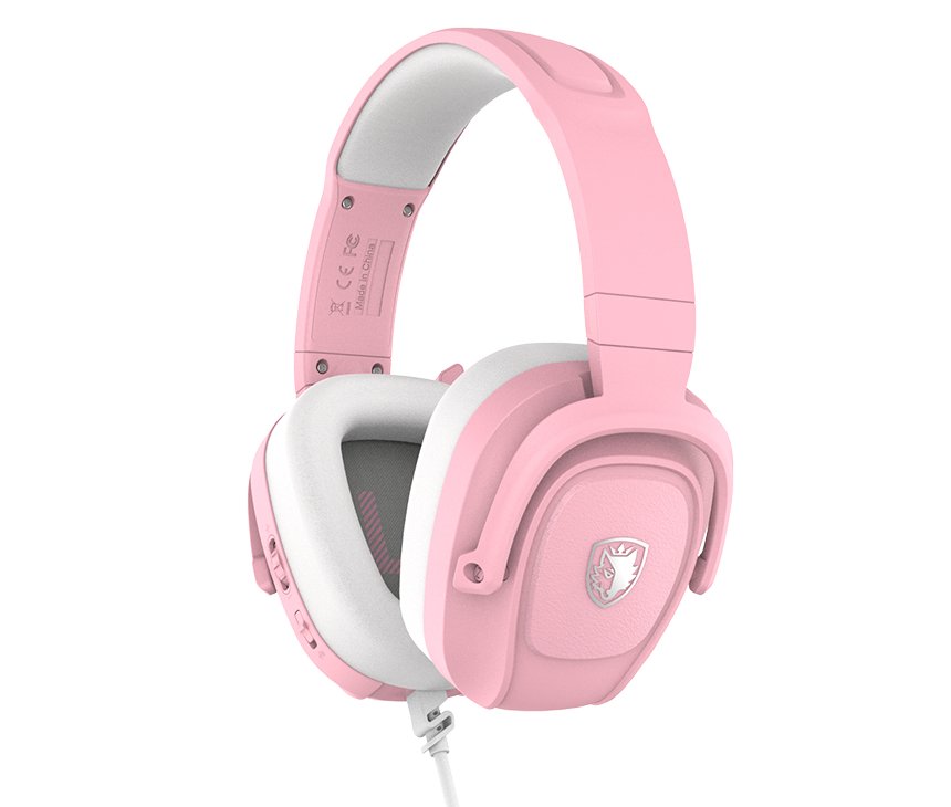 SADES Zpower Multiplatform Gaming Headset SA-732 - Pink - Level UpSadesHeadsets6974828470366