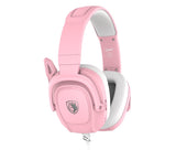 SADES Zpower Multiplatform Gaming Headset SA-732 - Pink - Level UpSadesHeadsets6974828470366