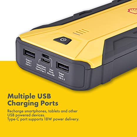 Shell SH912 800A Battery Booster & Jumper Cables Level Up
