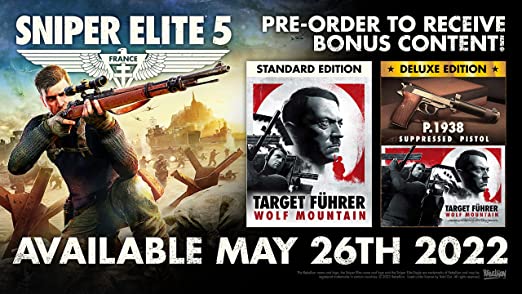 Sniper Elite 5 for PS4 - Level Upplaystation 5Playstation Video Games5056208813633