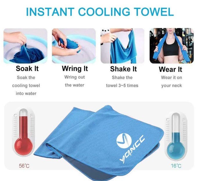 Sports Cooling Towel - assorated colors - Level UpLevel Up2000194732457