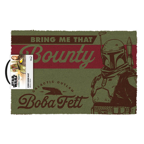 STAR WARS - THE BOOK OF BOBA FETT (BRING ME THAT BOUNTY) DOOR MAT - Level UpSoft ToysAccessories5050293861333