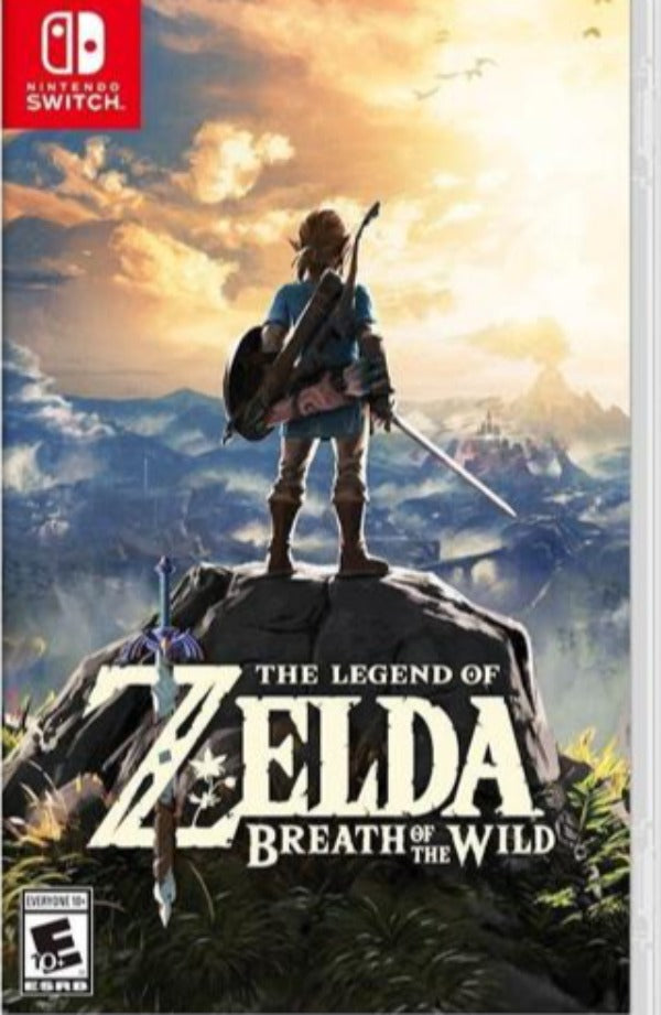 The Legend of Zelda Breath of the Wild Game For NS "Region 1" - Level UpNintendoSwitch Video Games045496590420