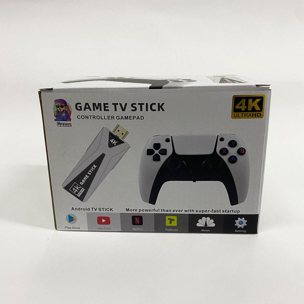 TV Stick 4k Portable Game Console With Double Game Controller - Model GT68 - Level UpLevel UpVideo Game Consoles