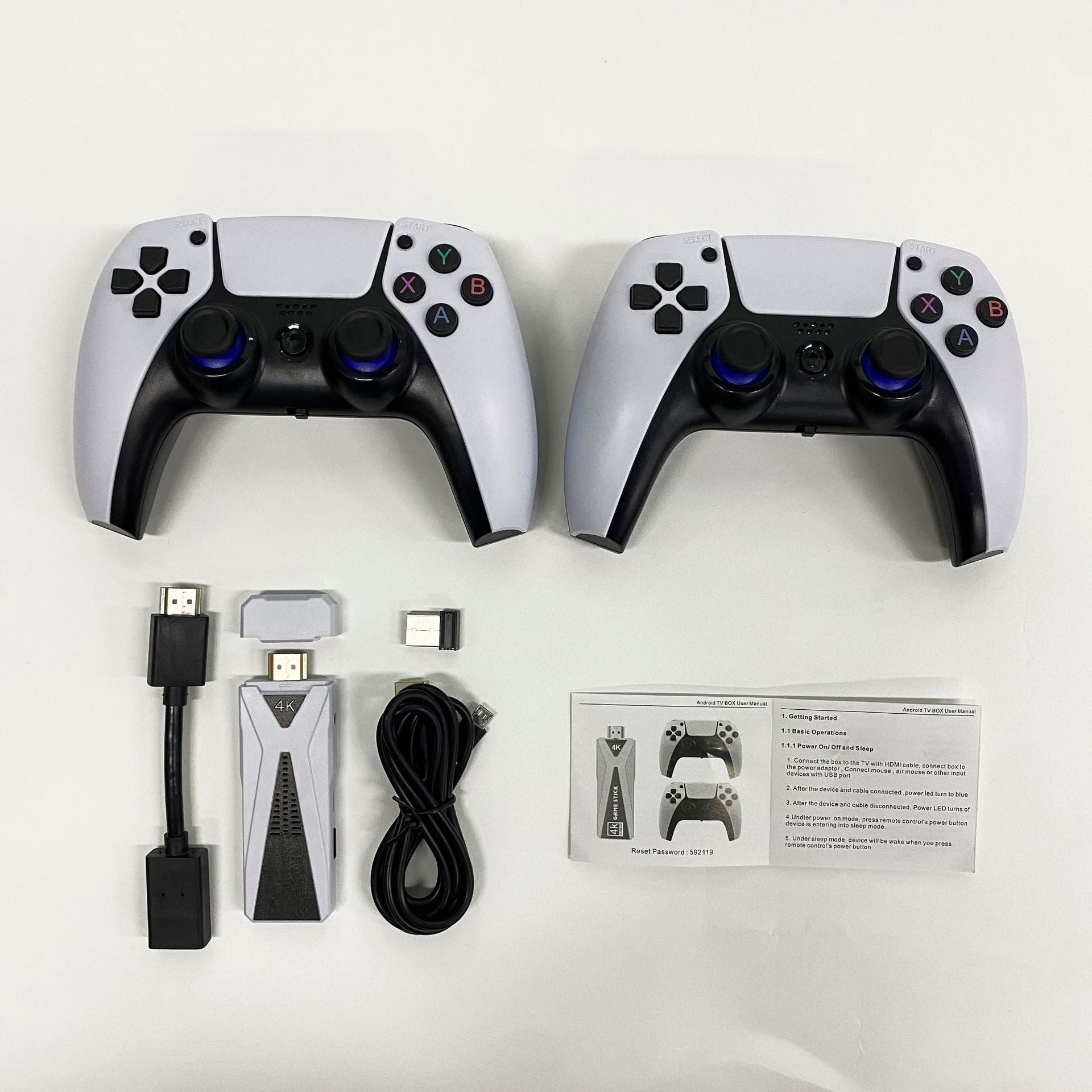 TV Stick 4k Portable Game Console With Double Game Controller - Model ...