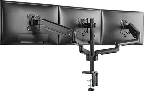 Twisted Mind Premium Triple Monitors Mount, Aluminum Pole, Mounted Gas, Spring Monitor, Arm With Usb Ports | LDT26-C036UP - Level UpLevel UpPC Accessories6956745162265