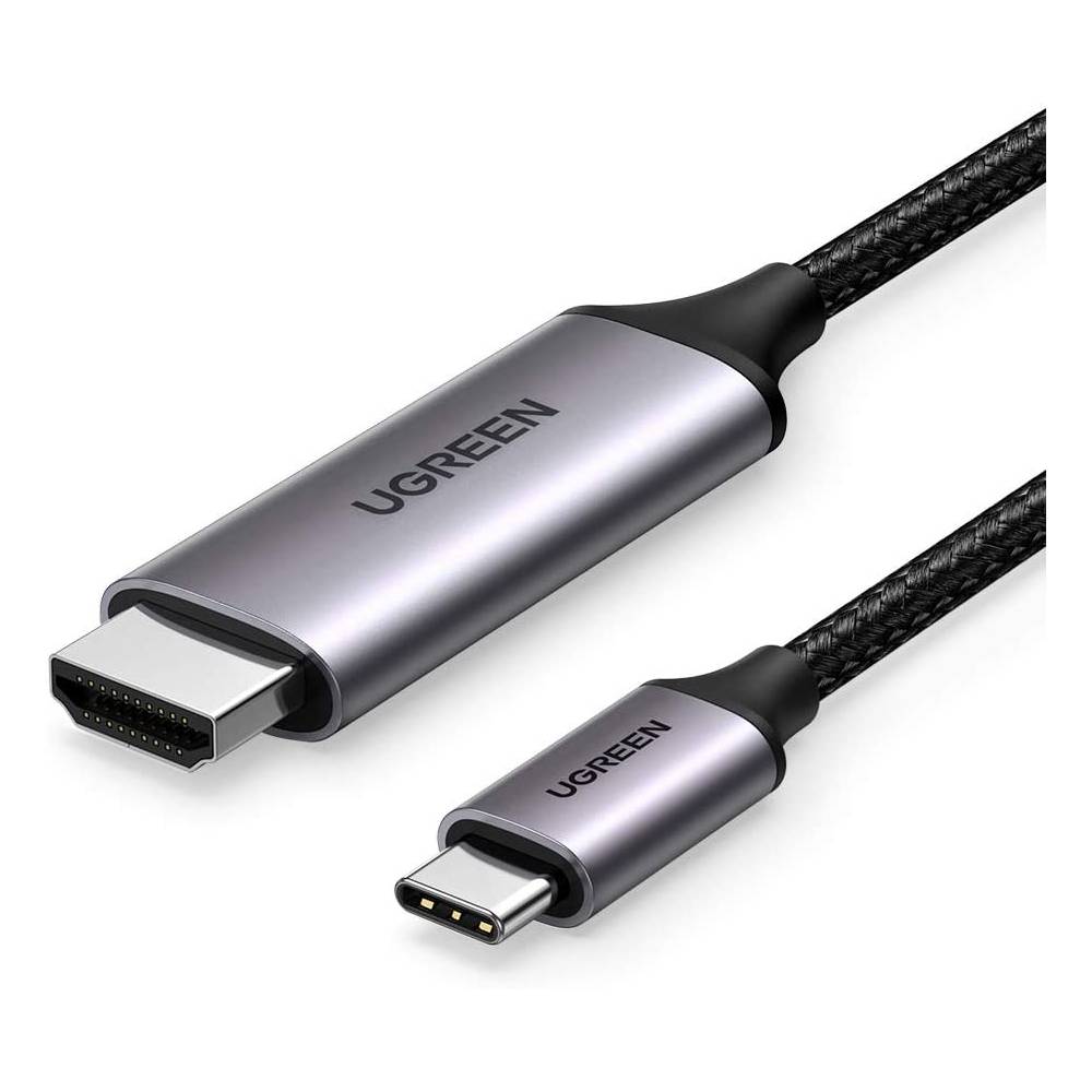 UGREEN 4K 60Hz USBC To HDMI 2 0 Cable Aluminum Shell 1 5m Gray Black UGREEN 4K 60Hz USBC To HDMI 2 0 Cable Aluminum Shell 1 5m Gray Black