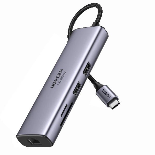 Ugreen 7 in 1 Multiport Adapter 4K@60Hz Hubs CM512 - 60515 - Level UpUGreenAdapter6957303865154