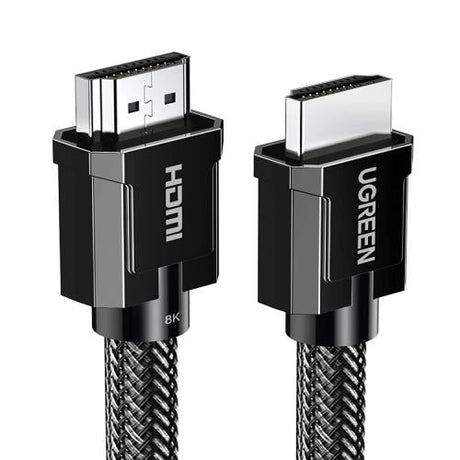 UGREEN 8K HDMI M/M Round Cable with Braided 2m - Gray - Level UpUGreenHDMI CABLE6957303873210