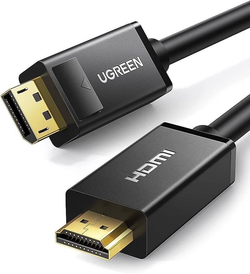UGREEN DP Male to HDMI Male Cable 2m (Black) 10202-DP101 - Level UpUGreenAccessories6957303812028