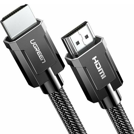 UGREEN HDMI M/M Round Cable Zinc Alloy Shell Braided 3m - Gray - Level UpUGreenHDMI CABLE6957303886029