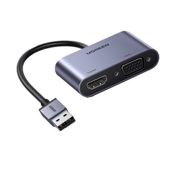 UGREEN USB 3.0 to HDMI+VGA Converter 20518-CM449 - Level UpUGreenAccessories6957303825189
