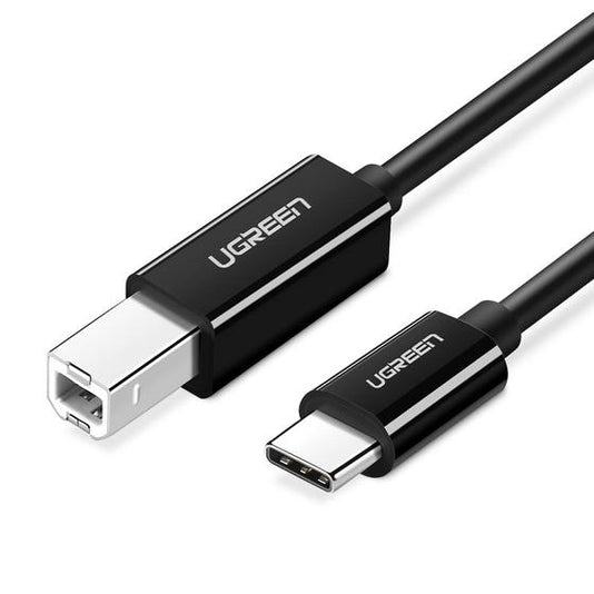 UGREEN USB-C Male To USB-B 2.0 Male Printer Cable ABS Plastic Case 1m