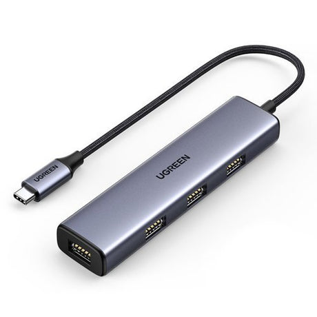 Ugreen USB-C to 4x USB 3.2 Gen 1 HUB silver CM473 - Level UpUGreenAdapter6957303828418