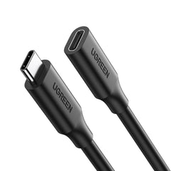 UGREEN USB-C/M to USB-C/F Gen2 5A Extension Cable 1m (Black) 10387-US353 - Level UpUGreenAccessories6957303813872