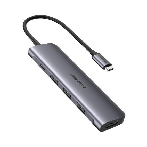UGREEN USB Type C To HDMI 4K@30hz/1080p@60Hz + USB 3.0 * 3 + PD Power Converter ( CM136 50209 )
