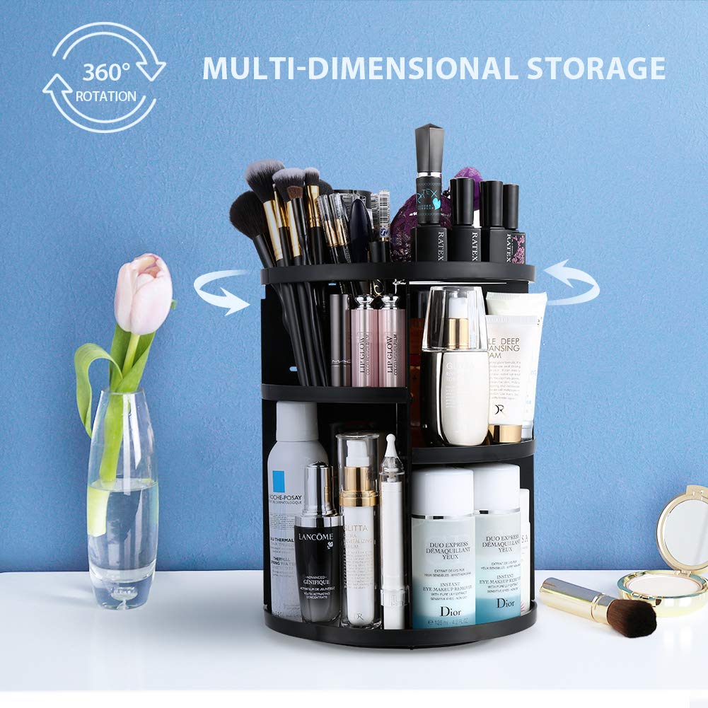 Vanity 360° Rotatable Adjustable Makeup Storage Holder & Organiser for Cosmetics - Level UpLevel UpSmart Devices501769