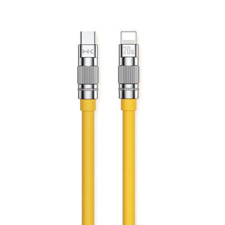 WEKOME WDC-187 Wingle Series - USB-C to Lightning Fast Charging PD Connection Cable 20W 1.2 m - Yellow - Level UpWekomeCharging Cable6941027632901