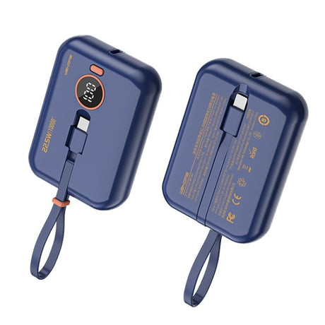 Wekome WP-261 10000mAh Mini Series 22.5W Fast Charge Power Bank with Cable - Blue - Level UpWekomePower Bank6941027632413