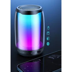 WK Design D31 wireless mini speaker RGB Bluetooth 5.0 - Black - Level UpWekomeSpeakers6941027620502