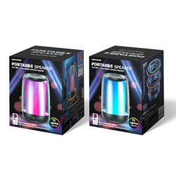 WK Design D31 wireless mini speaker RGB Bluetooth 5.0 - Black - Level UpWekomeSpeakers6941027620502